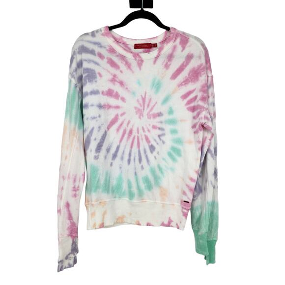 N:Philanthropy Kojak Tie Dye Distressed Long Sleeve Sweater Size Medium - Picture 1 of 5